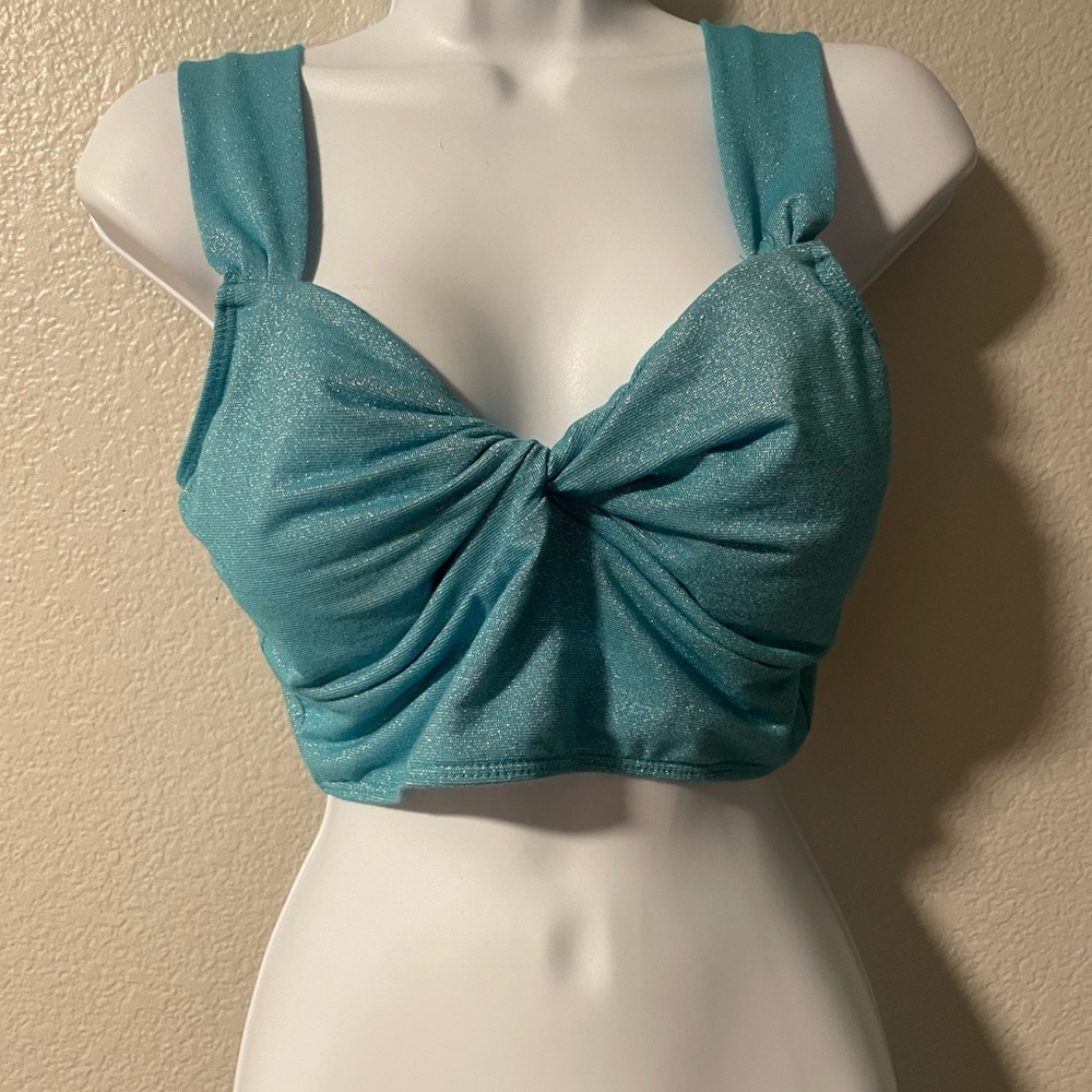 Metallic Swim Top